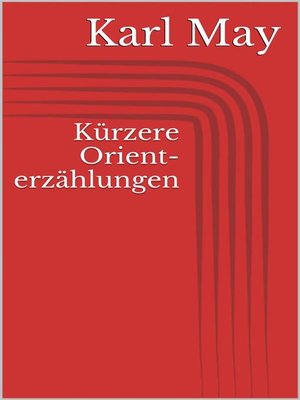 cover image of Kürzere Orienterzählungen